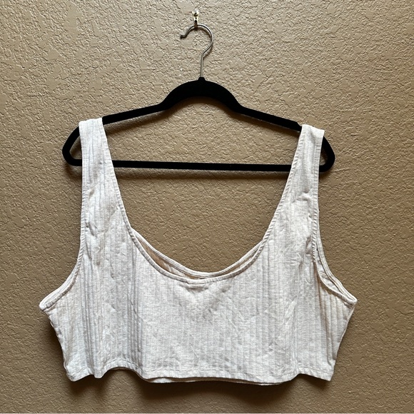 H&M Cream Ribbed Bra - Picture 2 of 4